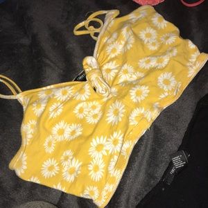 Sunflower Crop Top